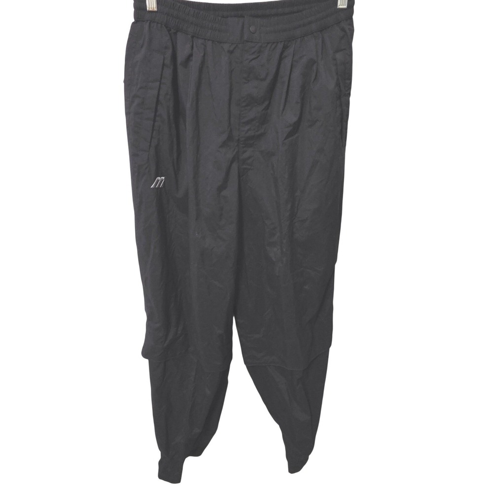 Mizuno Performance Wear Mens XL Black Mesh Lined Track Golf Pants 233-00A 3